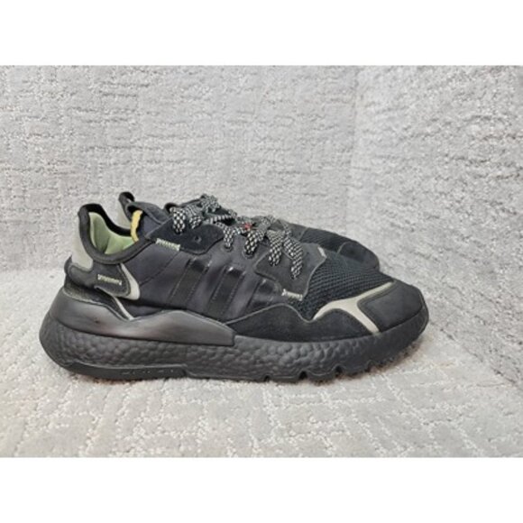 Adidas x 3M Nite Jogger Core Reflective EE5884 Men's Size 9.5 Black Running Shoe - Picture 1 of 10